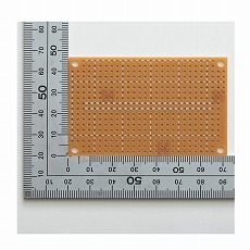【ICB-288V】ユニバーサル基板 片面 紙フェノール ICパターン 72×47mm