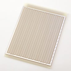 【CPU-133】ユニバーサル基板 片面 ガラスエポキシ はんだ仕上げ 230×156mm