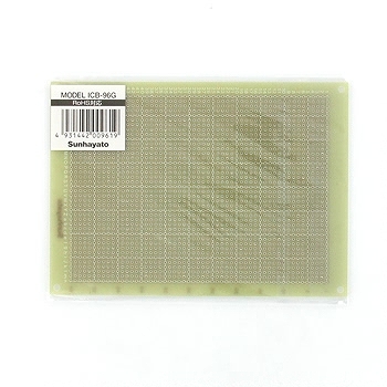 【ICB-96G】ユニバーサル基板 片面 ガラスコンポジット 160×115mm