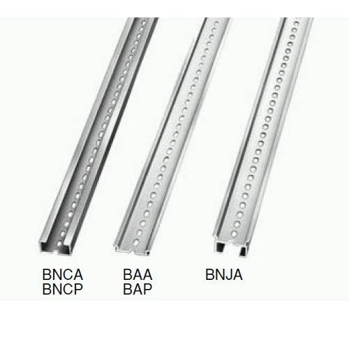 【BAA1000】DINレール35mm幅(アルミ製/長さ1000mm)
