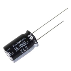 【16ZLS2200MEFC10X25】CAP ALU ELEC 2200UF 16V RAD