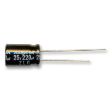 【25ZLG22MEFC5X7】CAP ALU ELEC 22UF 25V RAD