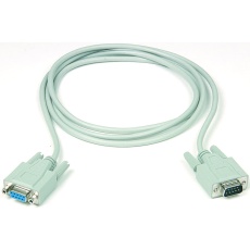 【SPC19944】COMPUTER CABLE SERIAL DB9 MALE-FEMALE 6FT GRAY