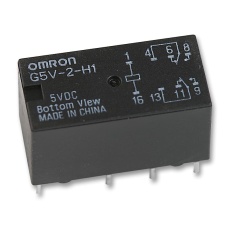 【G5V-2-H1-DC5】RELAY SIGNAL DPDT 24VDC 1A