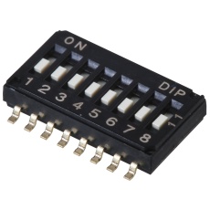 【MCDHA-08TQR】DIP SWITCH 8 POS SPST FLUSH SLIDE