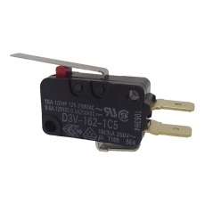 【D3V-162-1C5】MICROSWITCH LEVER 16A 250VAC SPDT
