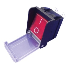 【C1353AHNAA】SWITCH ROCKER DPST W/ COVER RED ILL