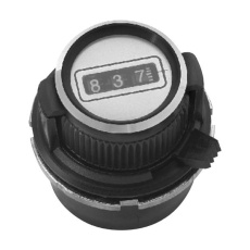 【26A21B10】COUNTING DIAL 10 TURN 6.35MM