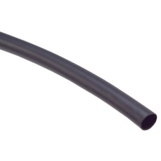 【PVS-012-1100-BLK】HEAT SHRINK TUBING 4.75MM ID PVC BLACK 100FT
