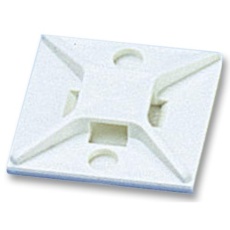 【ABM2S-A-C】CABLE TIE MOUNT 25.4MM ABS WHITE