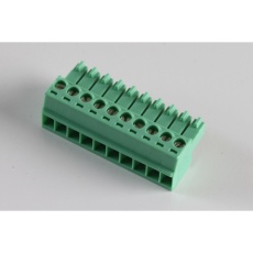【MC 1.5/10-ST-3.5】TERMINAL BLOCK PLUGGABLE 10POS 16AWG