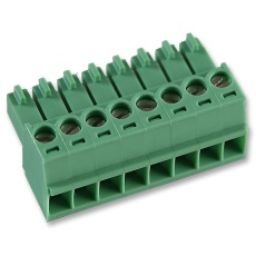 【MC 1.5/8-ST-3.5】TERMINAL BLOCK PLUGGABLE 8POS 16AWG
