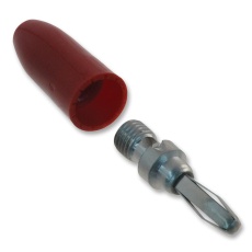 【108-0302-001】BANANA PLUG 15A SOLDERLESS RED