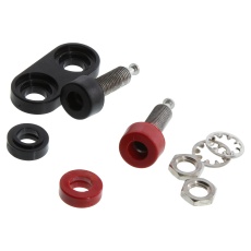 【2269-0.】DOUBLE BANANA JACK 15A TURRET BLACK