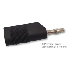 【25.403.2】PLUG 30A 4MM CABLE STACKABLE BLACK