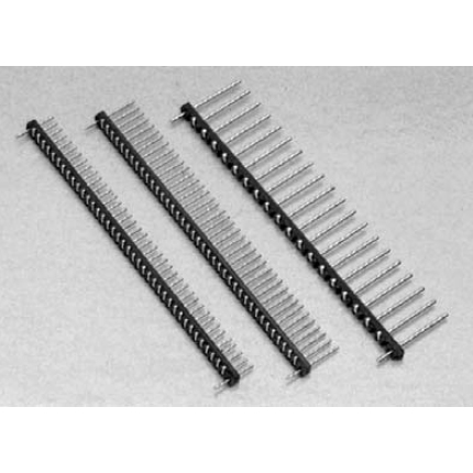 【OQS-23-10-20P】[受注生産品]表面実装用連結ピン 位置決めピン付 2.54mmピッチ(10本入)