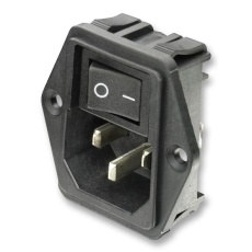 【15CBE1】INLET IEC CORCOM FLANGE MOUNT