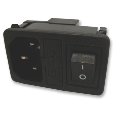 【JR-101-1-FRSG-02】INLET IEC DPST WITH FUSE HOLDER