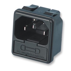 【JR-101-1FS】INLET IEC FUSED SNAP-FIT