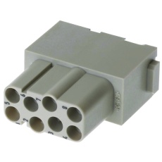 【09140082733】RECTANGULAR HAN EE MODULE RECEPTACLE 8WAY QUICKLOCK