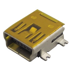 【USB2066-05-RBHM-15-STB-00-00-A】MINI USB 2.0 TYPE B RECEPTACLE SMT