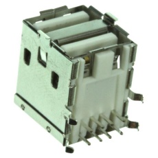 【67298-3090】USB STACKED 2.0 TYPE A 2PORT R/A