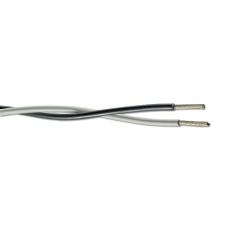 【44A0121-22-0/9】WIRE 22AWG TW/PR. BLK/WHT 100M