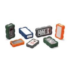 【LCT135-F4-WN】LCT型耐衝撃シリコンカバー付プラスチックケース