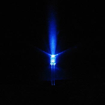 【BL503B2CA1A01】LED(5mm・青・高輝度・3.6V・20mA・3000mcd)
