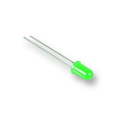 【HLMP-1521】LED 3MM GREEN 22MCD 565NM