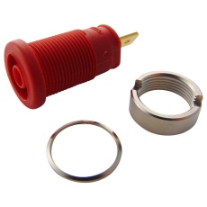 【972355101】RECEPTACLE 25A 4MM QUICK CONNECT RED