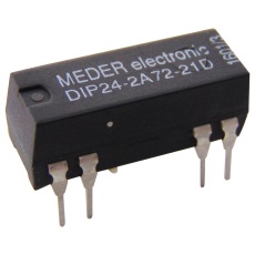 【DIP24-2A72-21D】RELAY REED DPST-NO 200V 0.5A THT