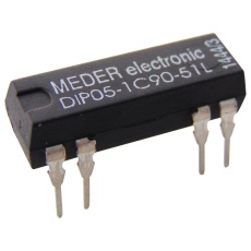 【DIP05-1C90-51L】RELAY REED SPDT 100V 0.2A THT