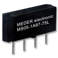 【MS05-1A87-75D】RELAY REED SPST-NO 200V 0.5A THT