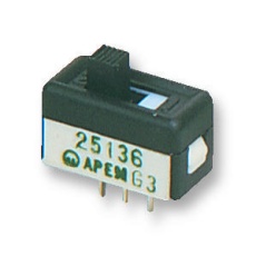 【25136NAH】SWITCH SPDT 1A 30VDC THT ON-ON