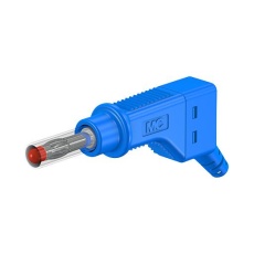 【66.9328-23】PLUG 4MM SHROUDED BLUE