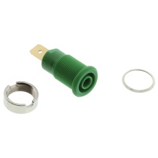 【23.3060-25】SOCKET 4MM SHROUDED GREEN PK5