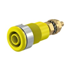 【23.3020-24】SOCKET 4MM SHROUDED YELLOW PK5