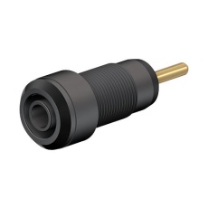 【65.3304-21 + 65.3304-22】SOCKET 2.0MM SAFETY BLACK/RED PK4