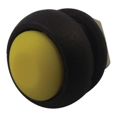 【ISR3SAD500】PUSHBUTTON PLASTIC SOLDER YELLOW
