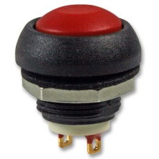 【ISR3SAD600】PUSHBUTTON PLASTIC SOLDER RED