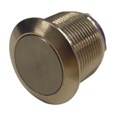 【AV091003C900】PUSHBUTTON METAL FLAT 19MM