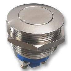 【AV021003C900】PUSHBUTTON METAL CURVED 22MM