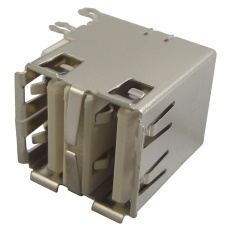 【72309-8034BLF】USB STACKED 2.0 TYPE A 2PORT R/A