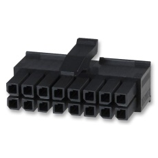 【1-794617-6】HOUSING RCPT DUAL ROW 16 WAY NYLON