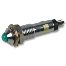 【607-1212-120F】LED INDICATOR PROM 6VDC GREEN
