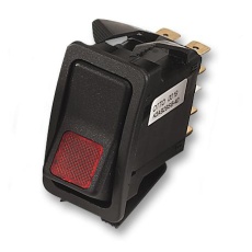 【K3AB2ANB-1Z】ROCKER SWITCH DPST ILLUM RED