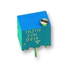 【T63YB201KT20】TRIMMER POT 200R 15TURN THD