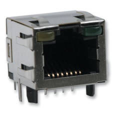 【2-406549-1.】Jack RJ45 LED INVERTED