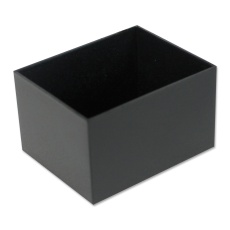 【RTM104-BLK】BOX POTTING ABS BLACK PK10
